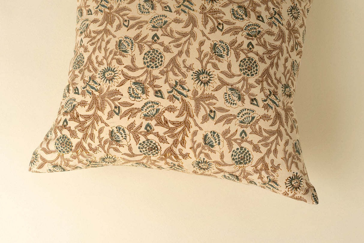 Sudari Block Print Pillow Cover, Set of 2 by Mercana at Eve Furniture