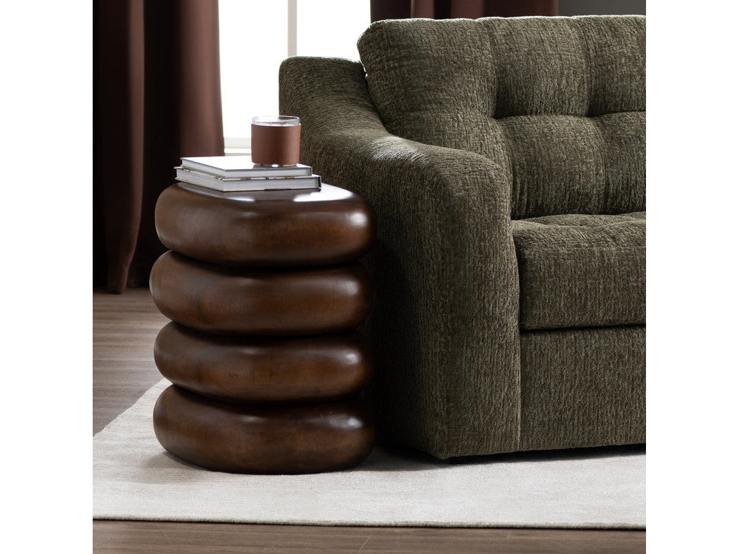 Sumatra Brown Accent Table by Crestview at Eve Furniture