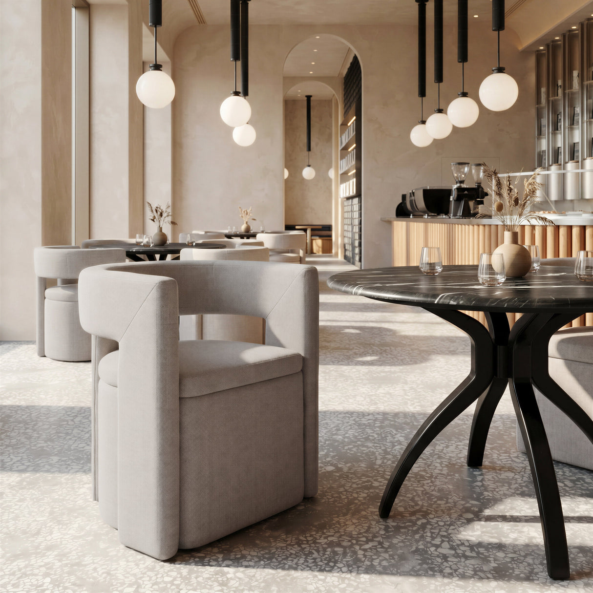 Sumay Black Dining Table by Zuomod at Eve Furniture