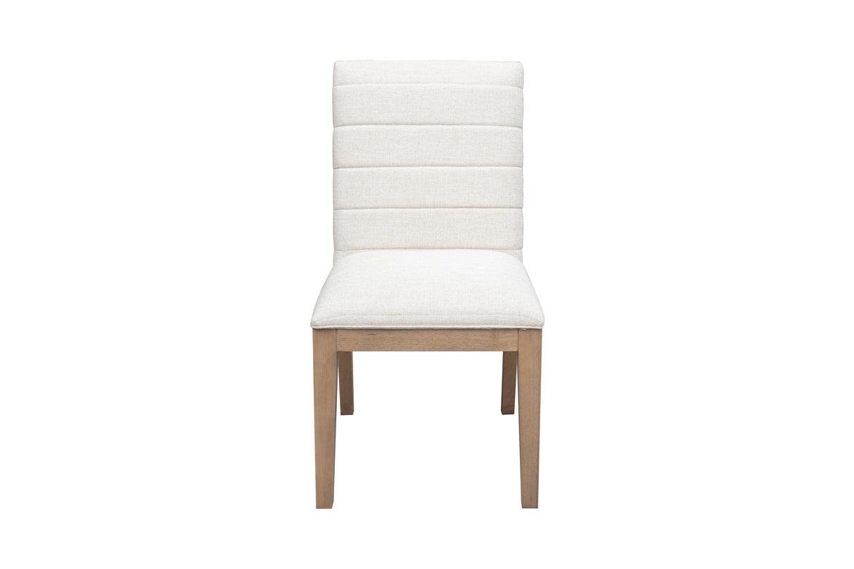 Sumire Ginger and Natural Linen Solid Wood Dining Chair (Set of 2) by Modus Furniture at Eve Furniture