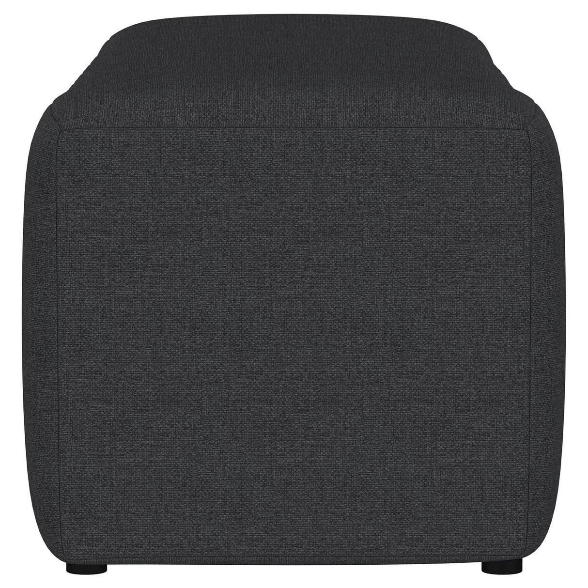 Summer Charcoal Upholstered Channel Tufted Accent Bench by Coaster at Eve Furniture