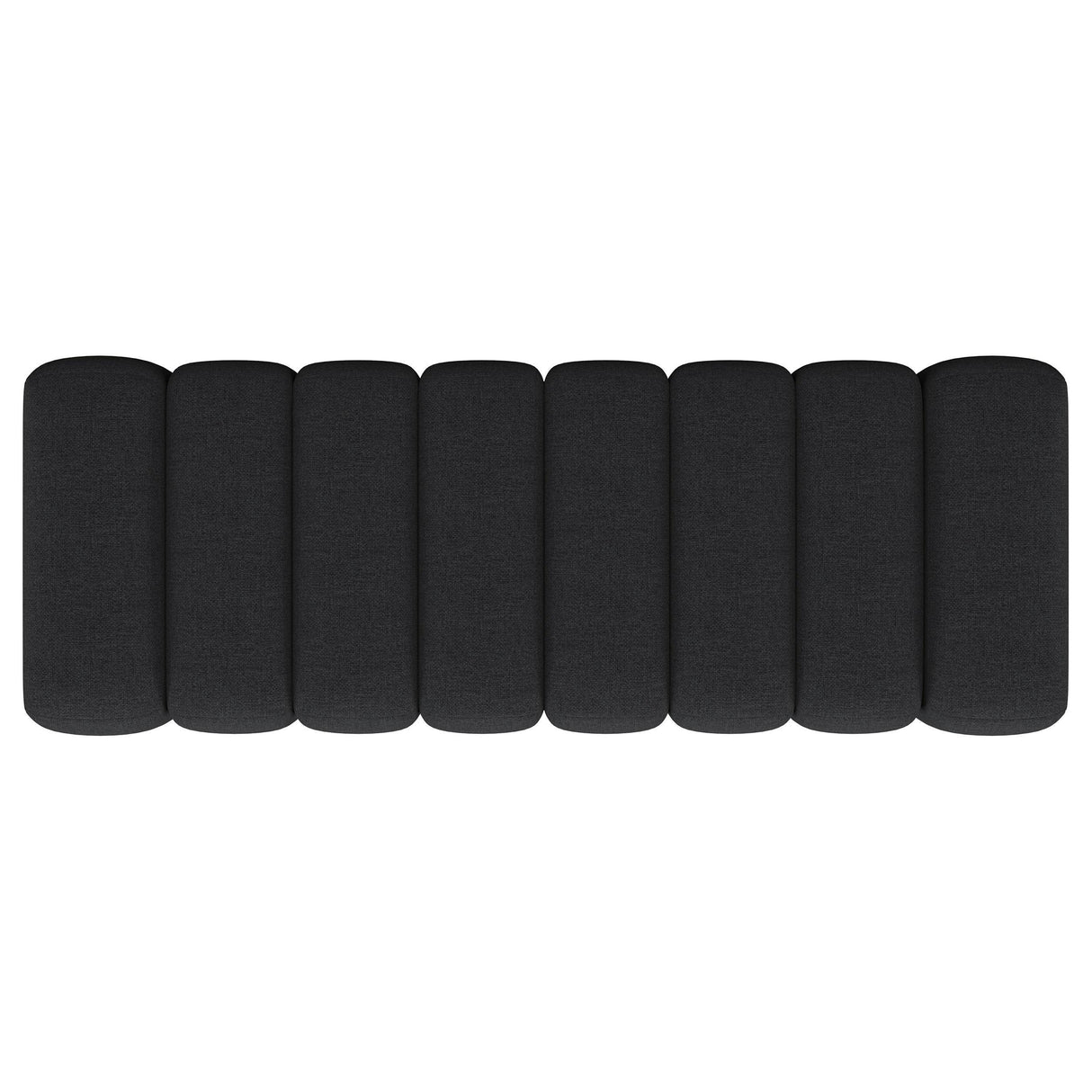 Summer Charcoal Upholstered Channel Tufted Accent Bench by Coaster at Eve Furniture