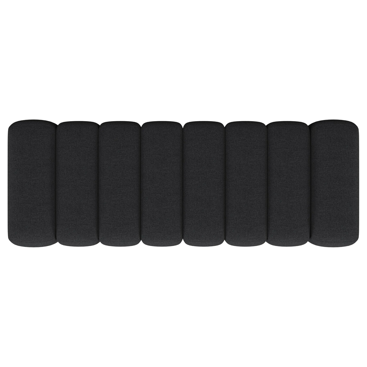Summer Charcoal Upholstered Channel Tufted Accent Bench by Coaster at Eve Furniture