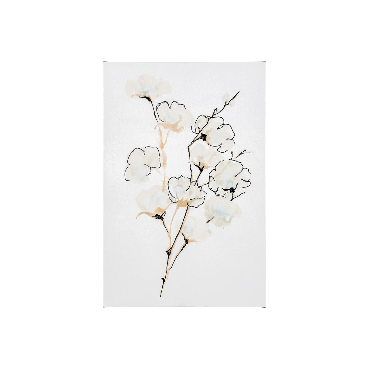 Summer Cotton III by Chris Paschke a Hand Embellished Textured Canvas by Mercana at Eve Furniture
