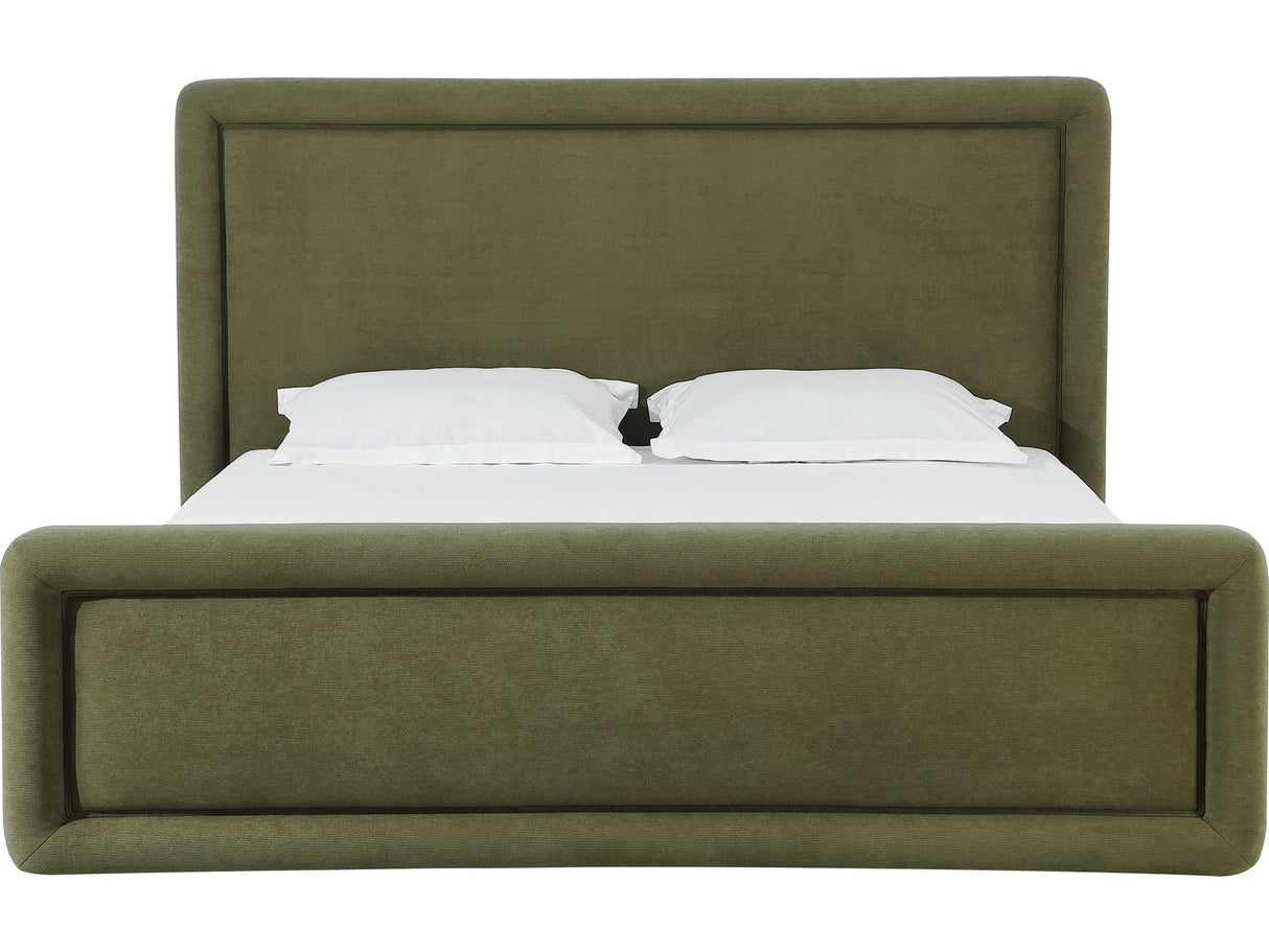 Summit Moss Upholstered Queen Bed by Modus Furniture at Eve Furniture