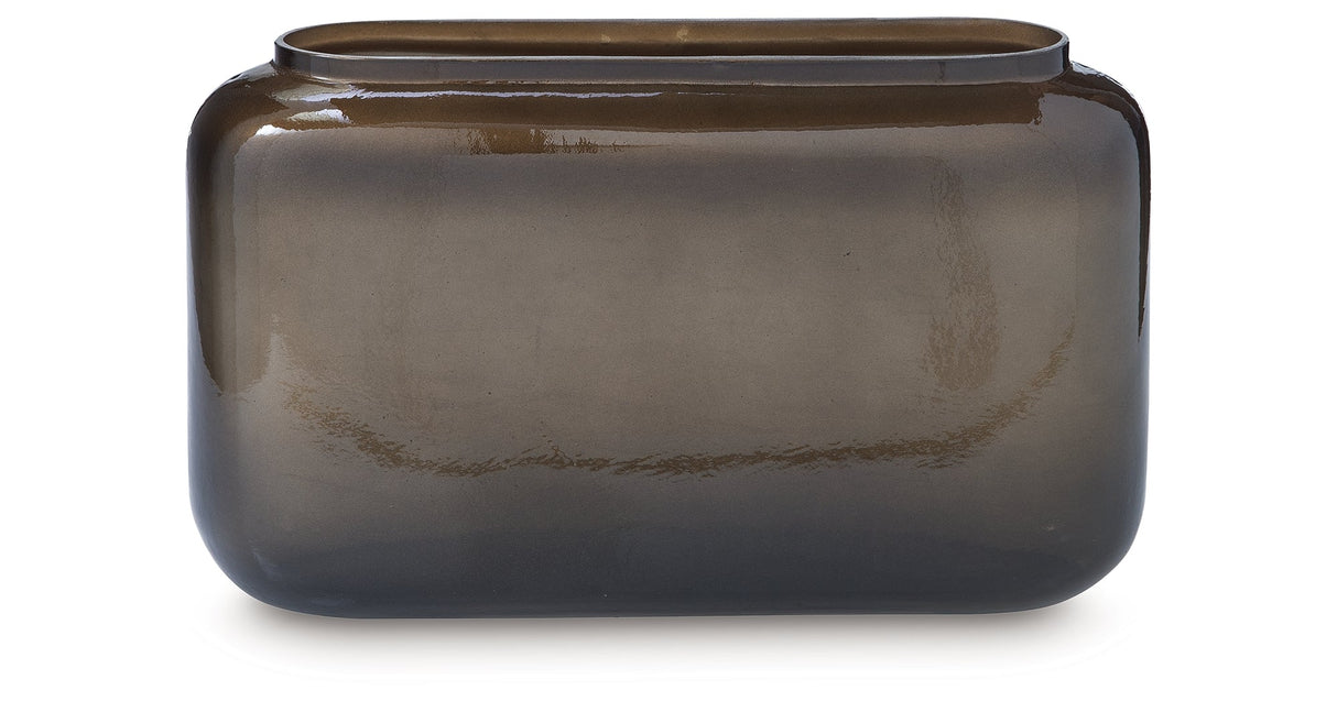 Sumner Gray/Gold Finish Vase by ASHLEY FURNITURE at Eve Furniture