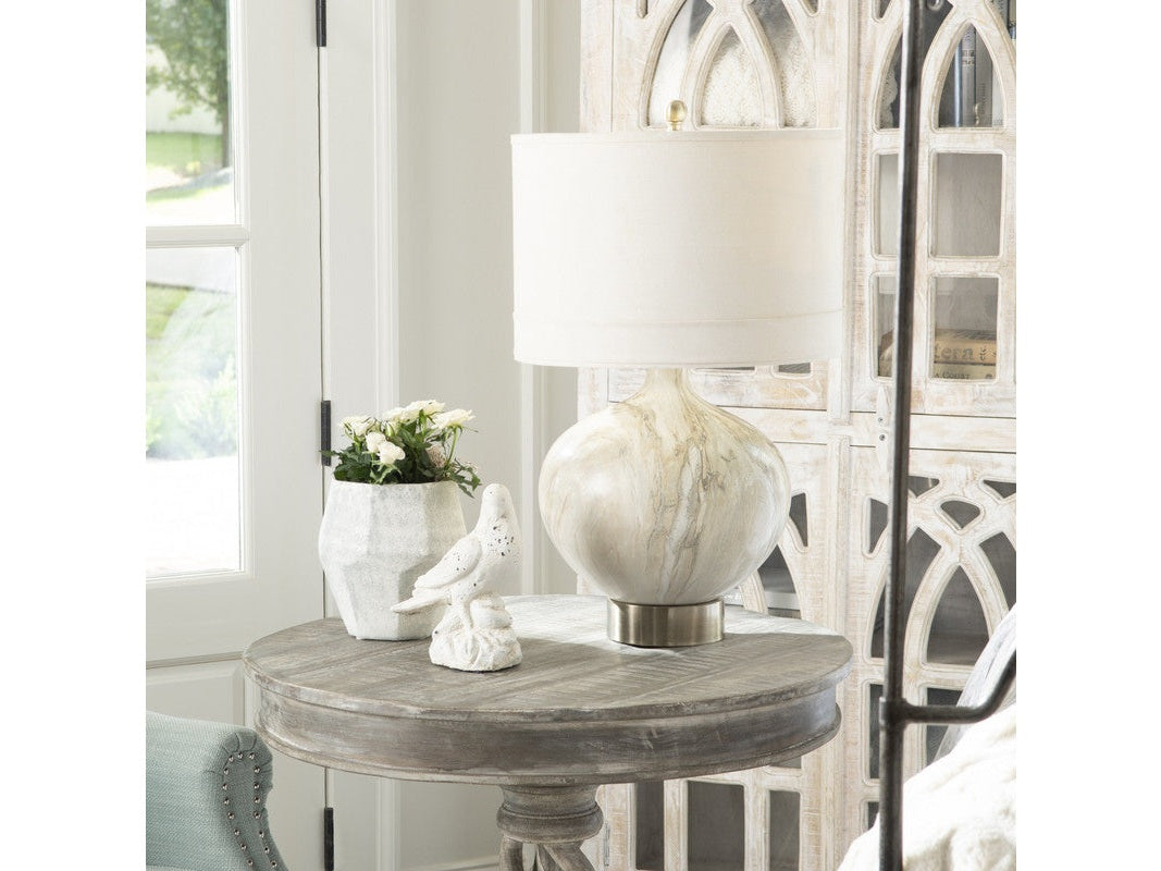 Sumner Grey/Blush Table Lamp by Crestview at Eve Furniture