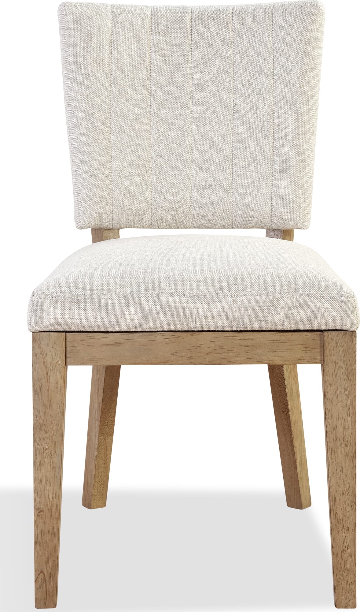 Sumner Natural Channel Back Upholstered Dining Chair (Set of 2)
