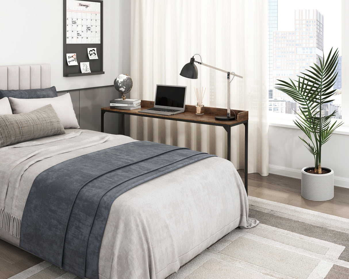 Sumter Brown Adjustable Over The Bed Desk by Homelegance at Eve Furniture