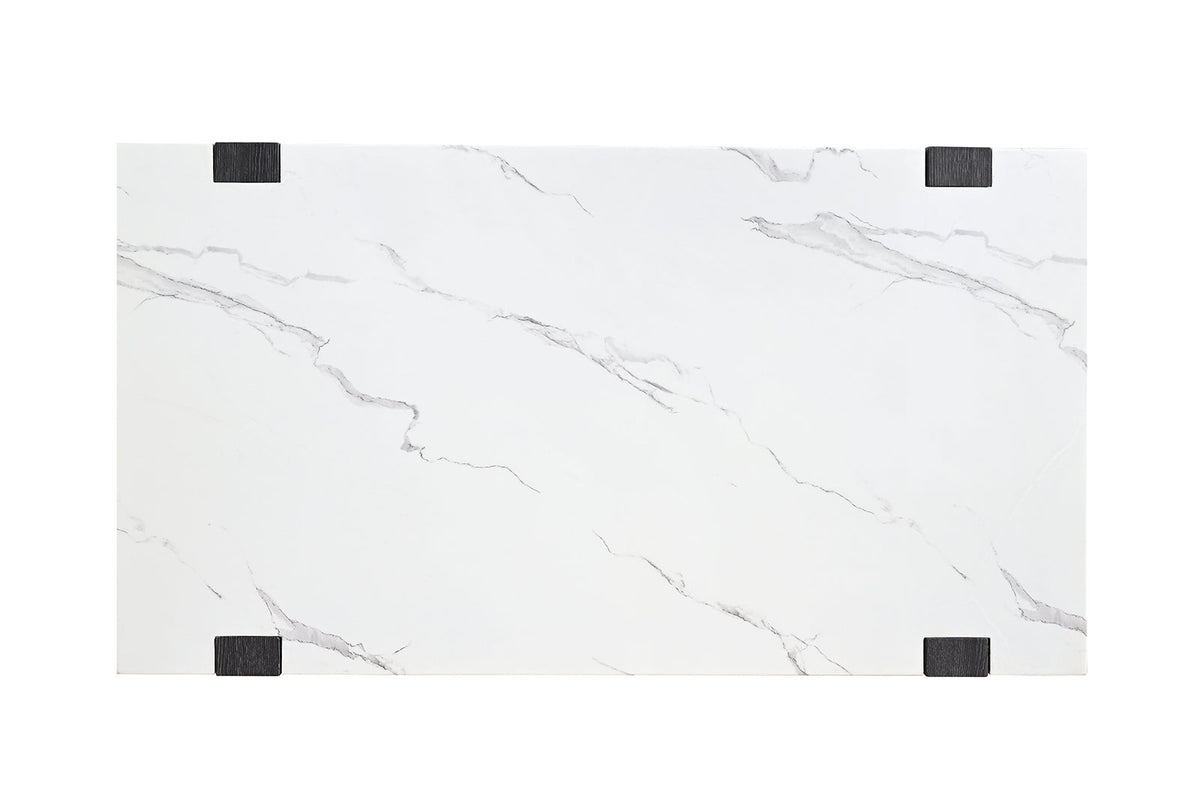 Sundbry White/Black Coffee Table by Furniture of America at Eve Furniture