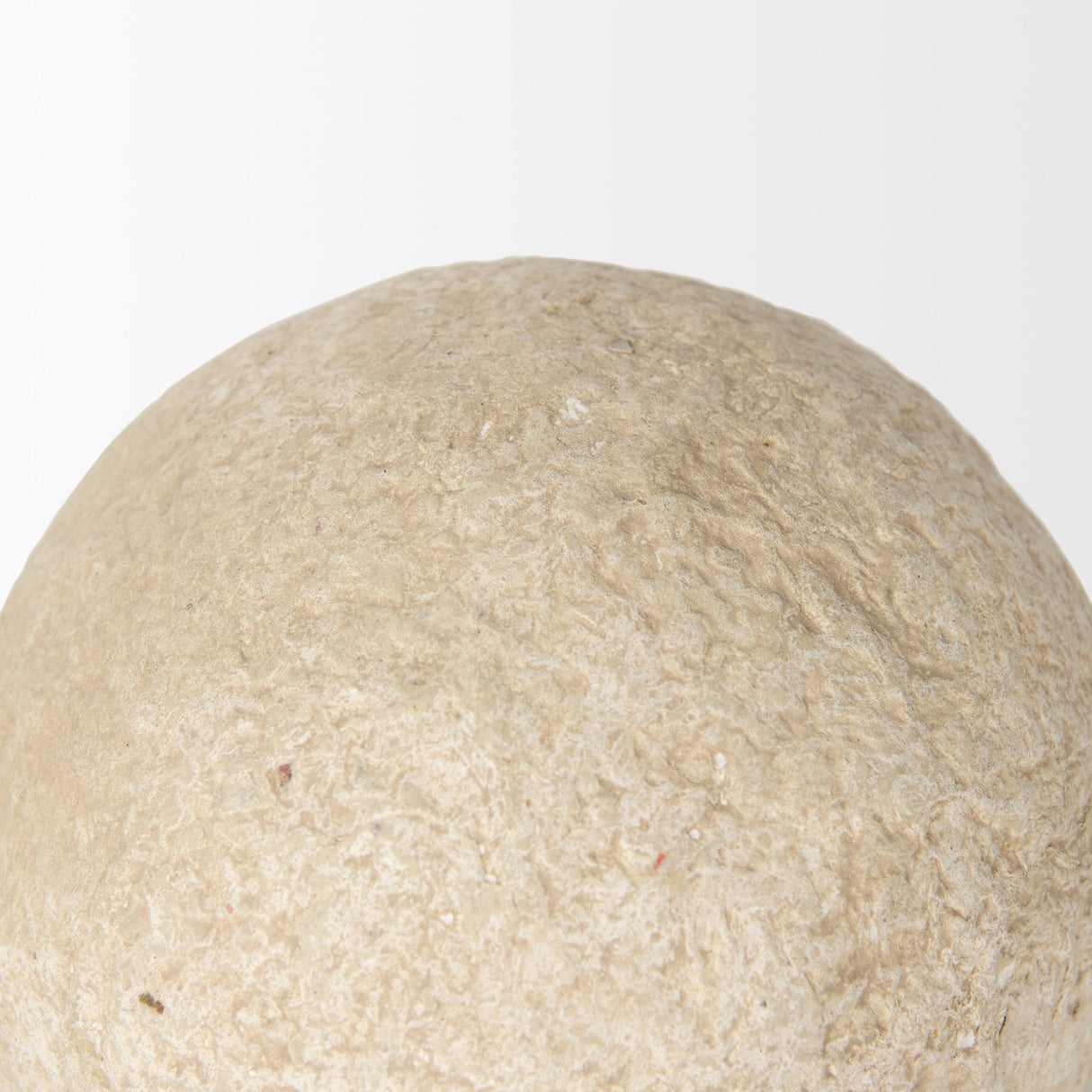 Sunita Set of 3 Beige Paper Mache Orbs by Mercana at Eve Furniture