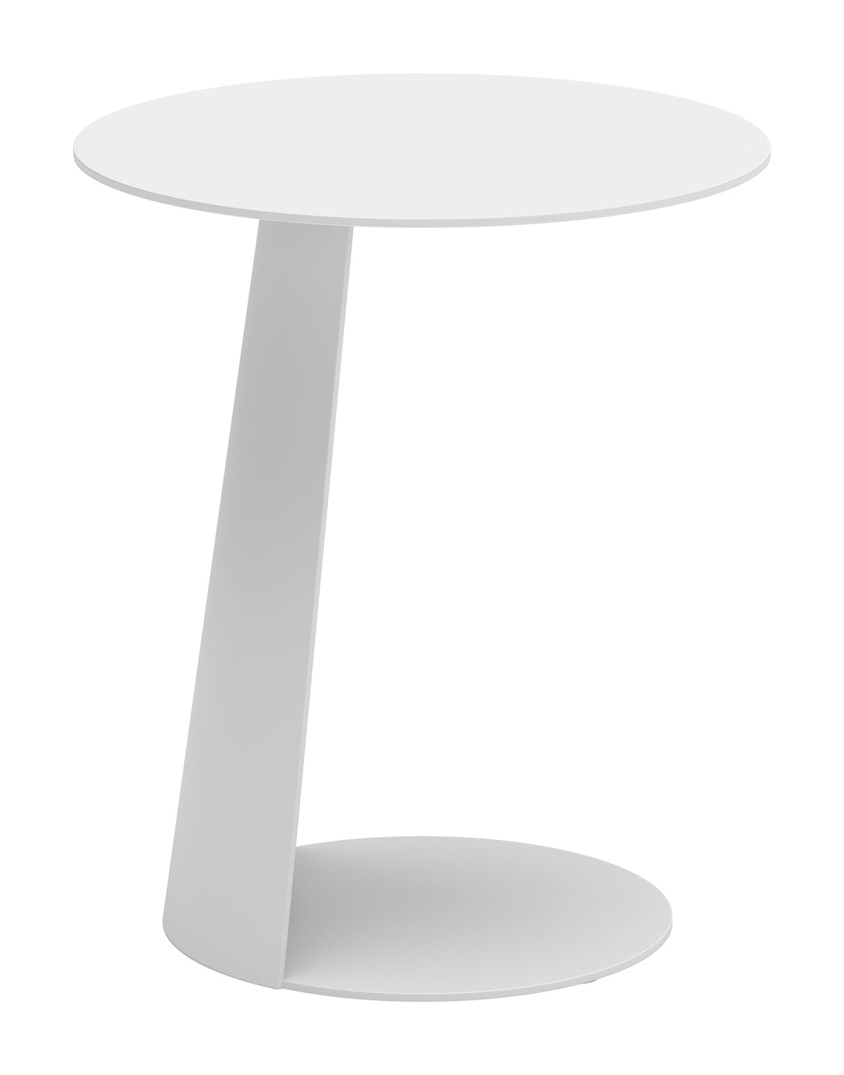 Sunny Isles White Outdoor Side Table by Zuomod at Eve Furniture