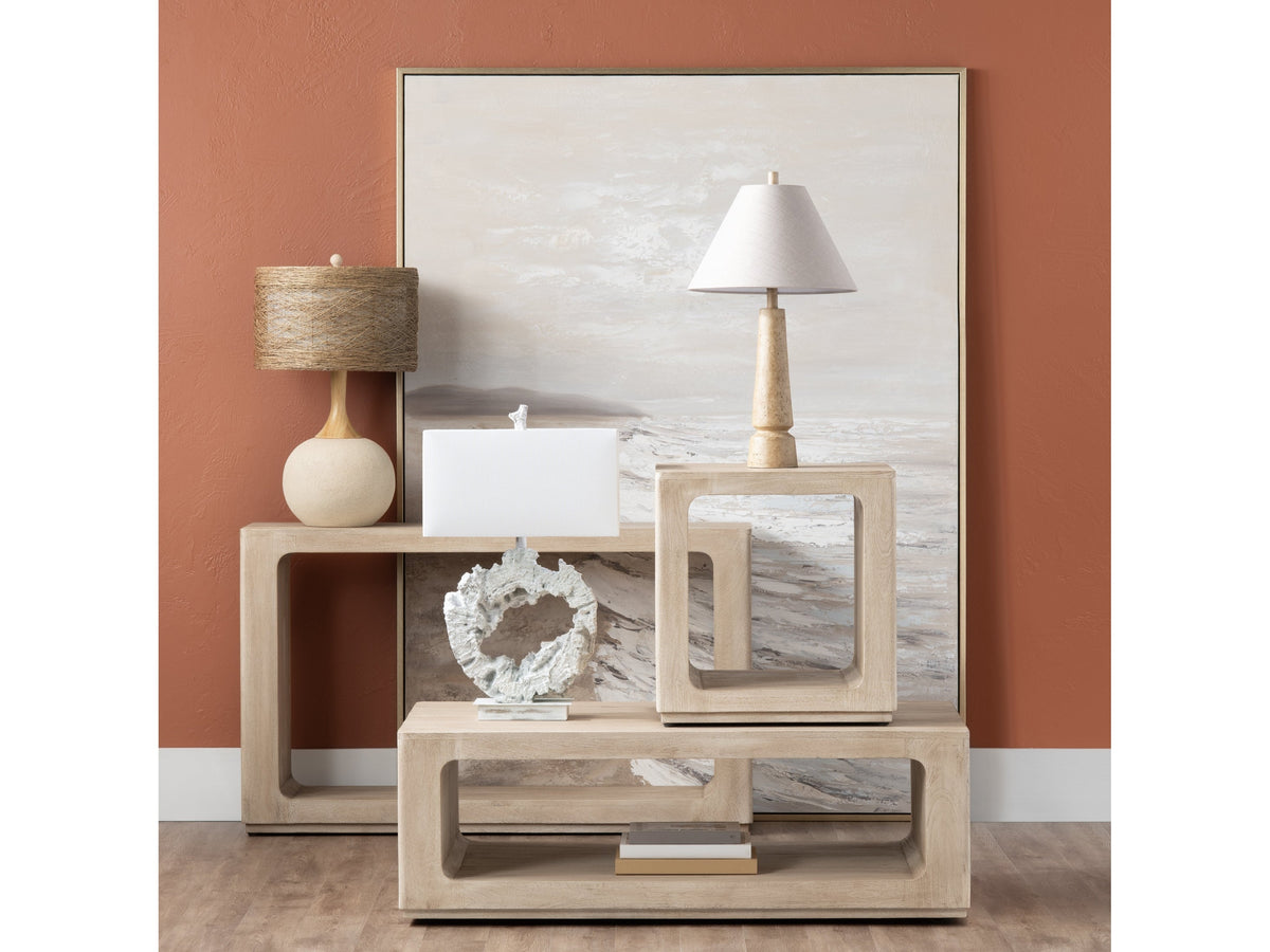 Sunny Shore 1 Brown/White Canvas by Crestview at Eve Furniture