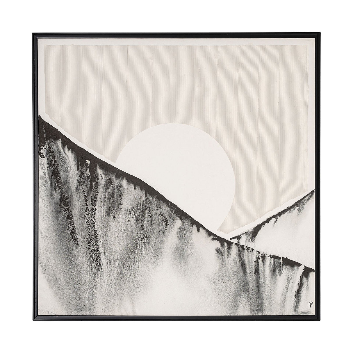 Sunrise S by Mercana Studio a Hand Embellished Textured Framed Canvas by Mercana at Eve Furniture