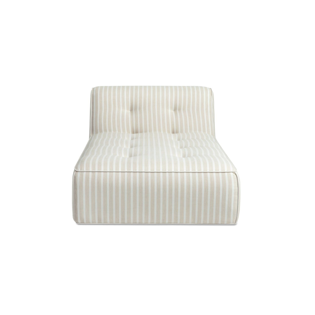 Sunseeker Brown Stripe Outdoor Chaise by Moe's Home at Eve Furniture