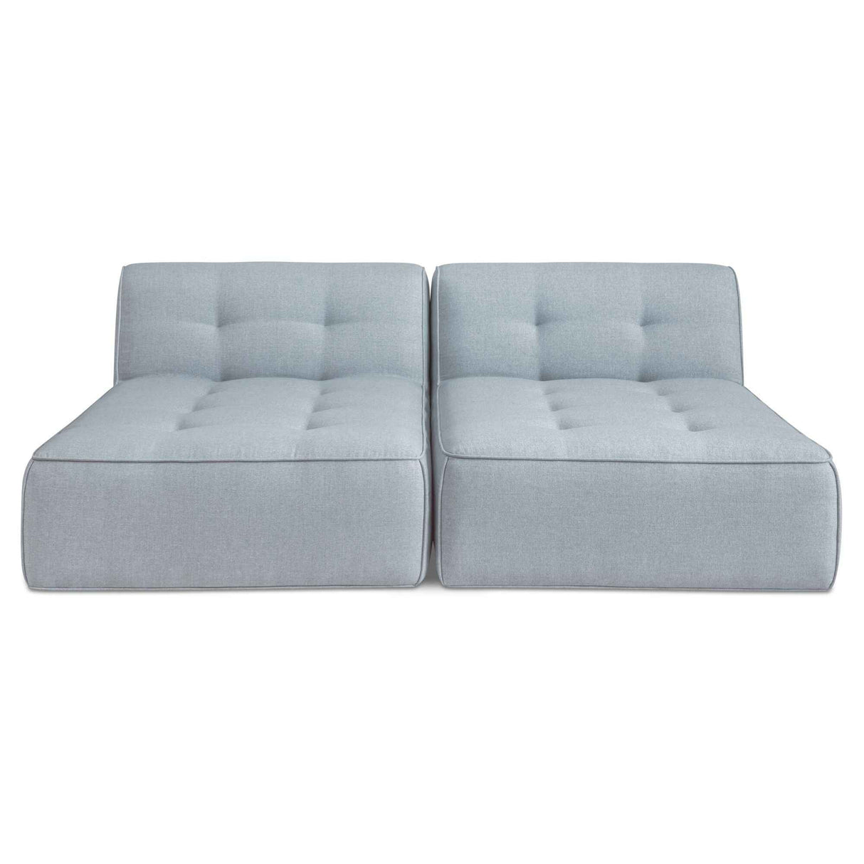 Sunseeker Light Blue 2 Piece Outdoor Sun Lounger