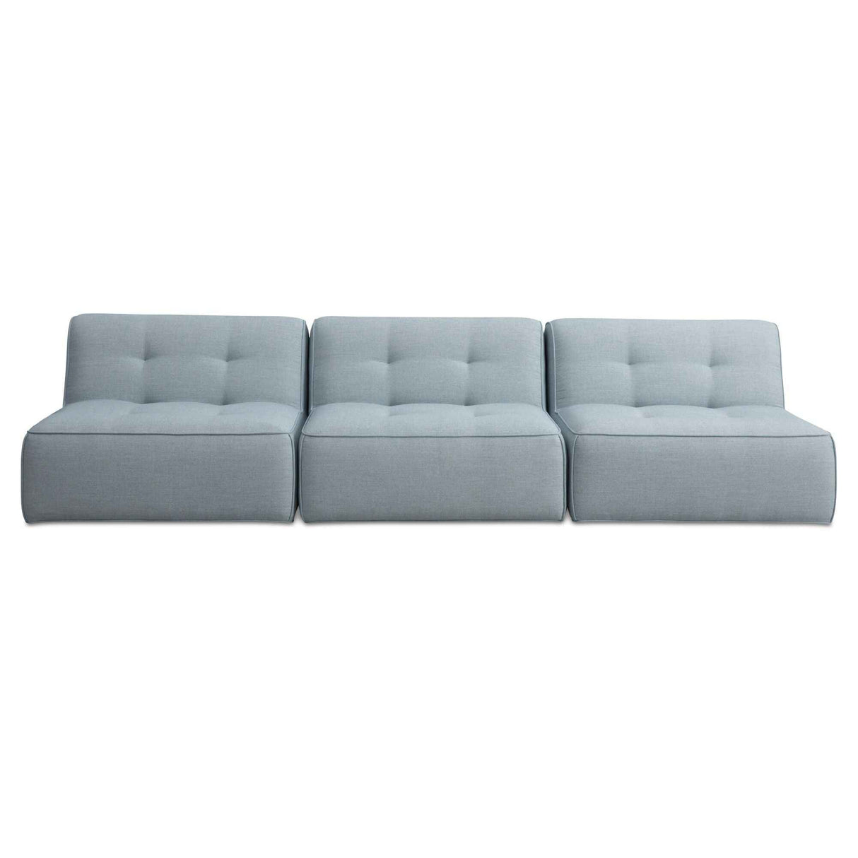 Sunseeker Light Blue 3 Piece Outdoor Sofa by Moe's Home at Eve Furniture