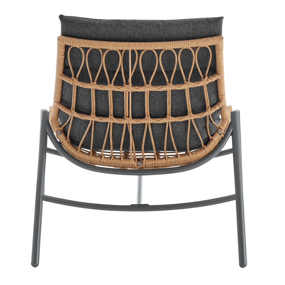 Sunset 3-Piece Patio Conversation Set in Grey by Manhattan Comfort at Eve Furniture