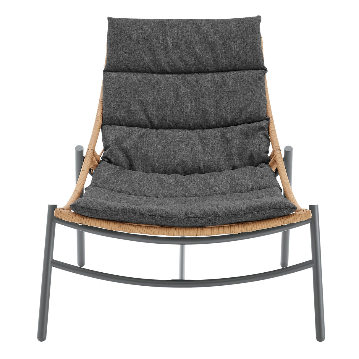 Sunset 3-Piece Patio Conversation Set in Grey by Manhattan Comfort at Eve Furniture