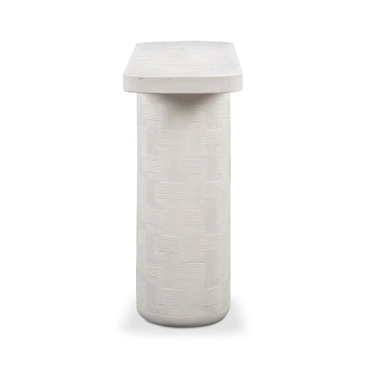 Suraya 55" Indoor/Outdoor Concrete Console Table by TOV Furniture at Eve Furniture