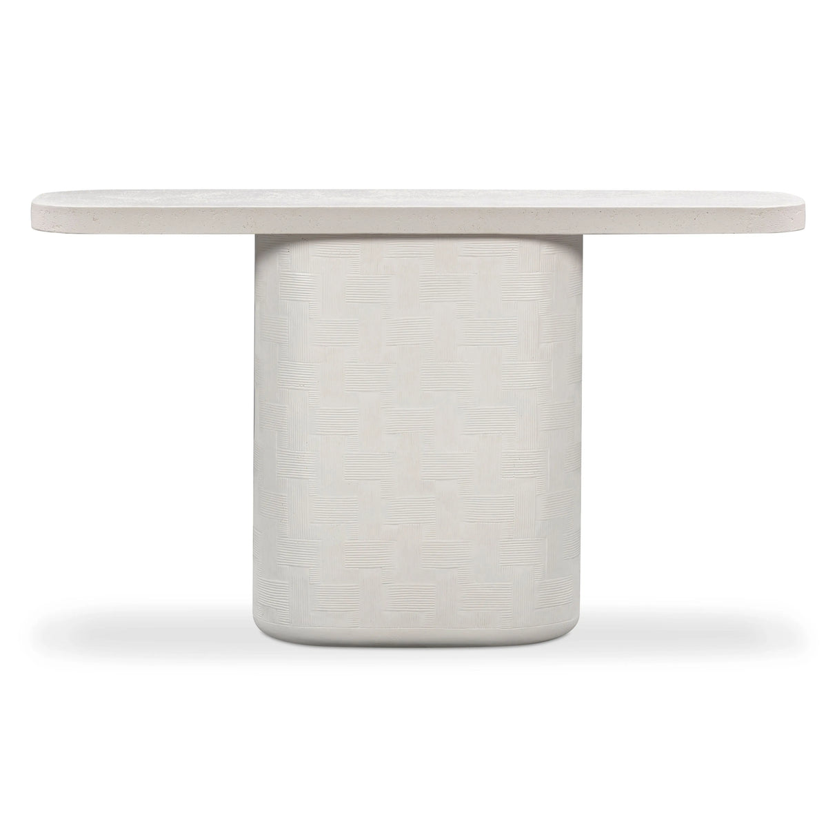 Suraya 55" Indoor/Outdoor Concrete Console Table by TOV Furniture at Eve Furniture