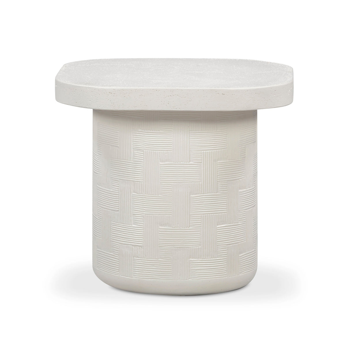 Suraya Indoor/Outdoor Concrete Side Table by TOV Furniture at Eve Furniture