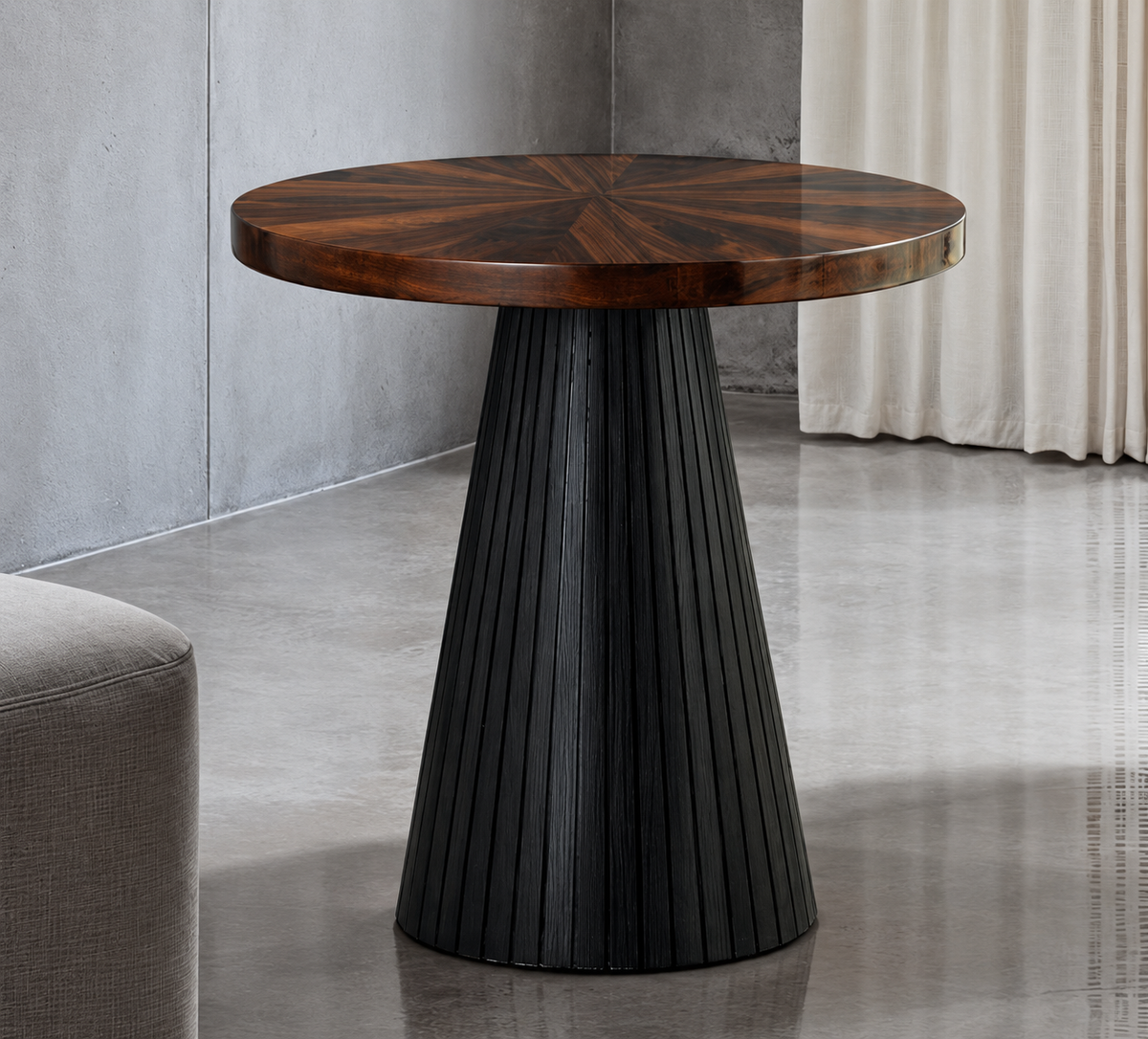 Surdal Black End Table
