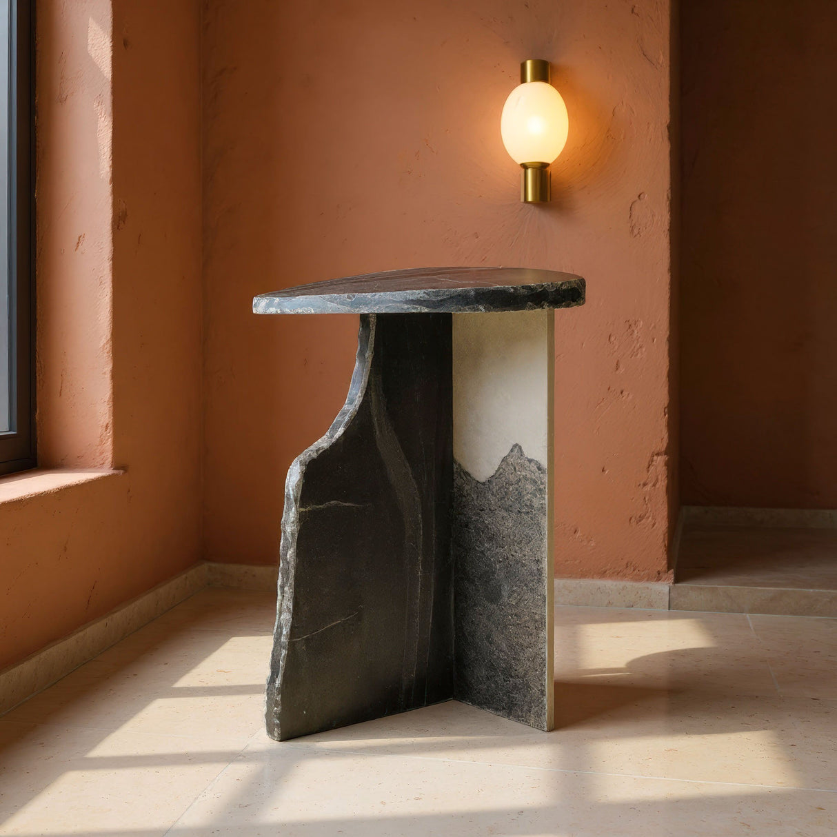 Surya Black Side Table by Zuomod at Eve Furniture