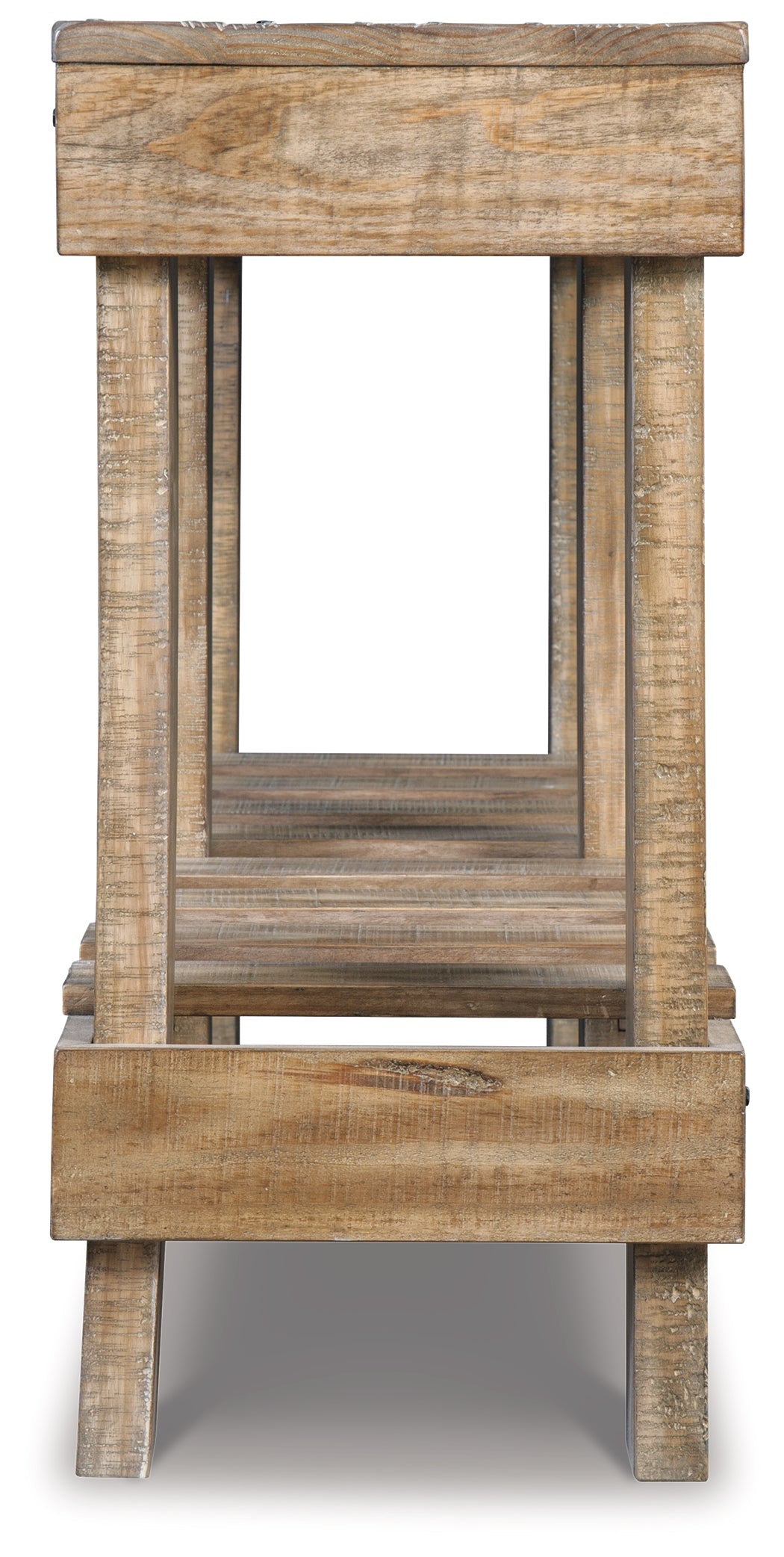 Susandeer Brown Sofa/Console Table by ASHLEY FURNITURE at Eve Furniture