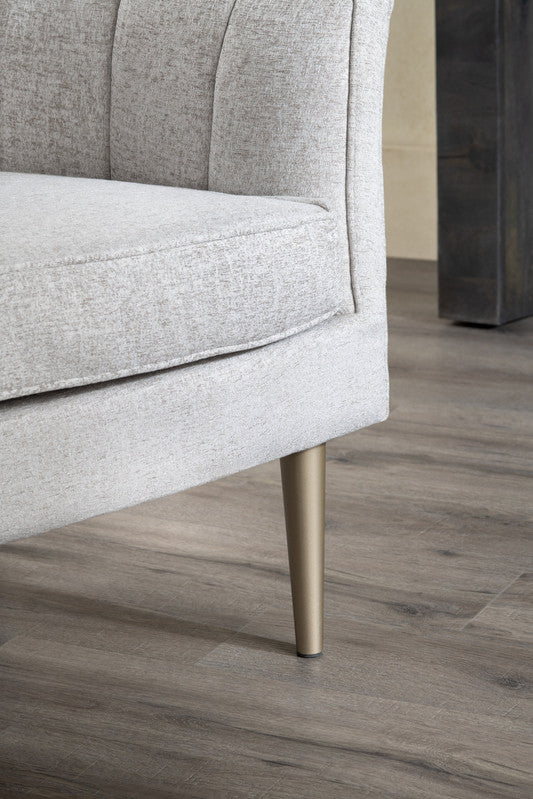 Sutton Beige/Gold Accent Chair by Crestview at Eve Furniture