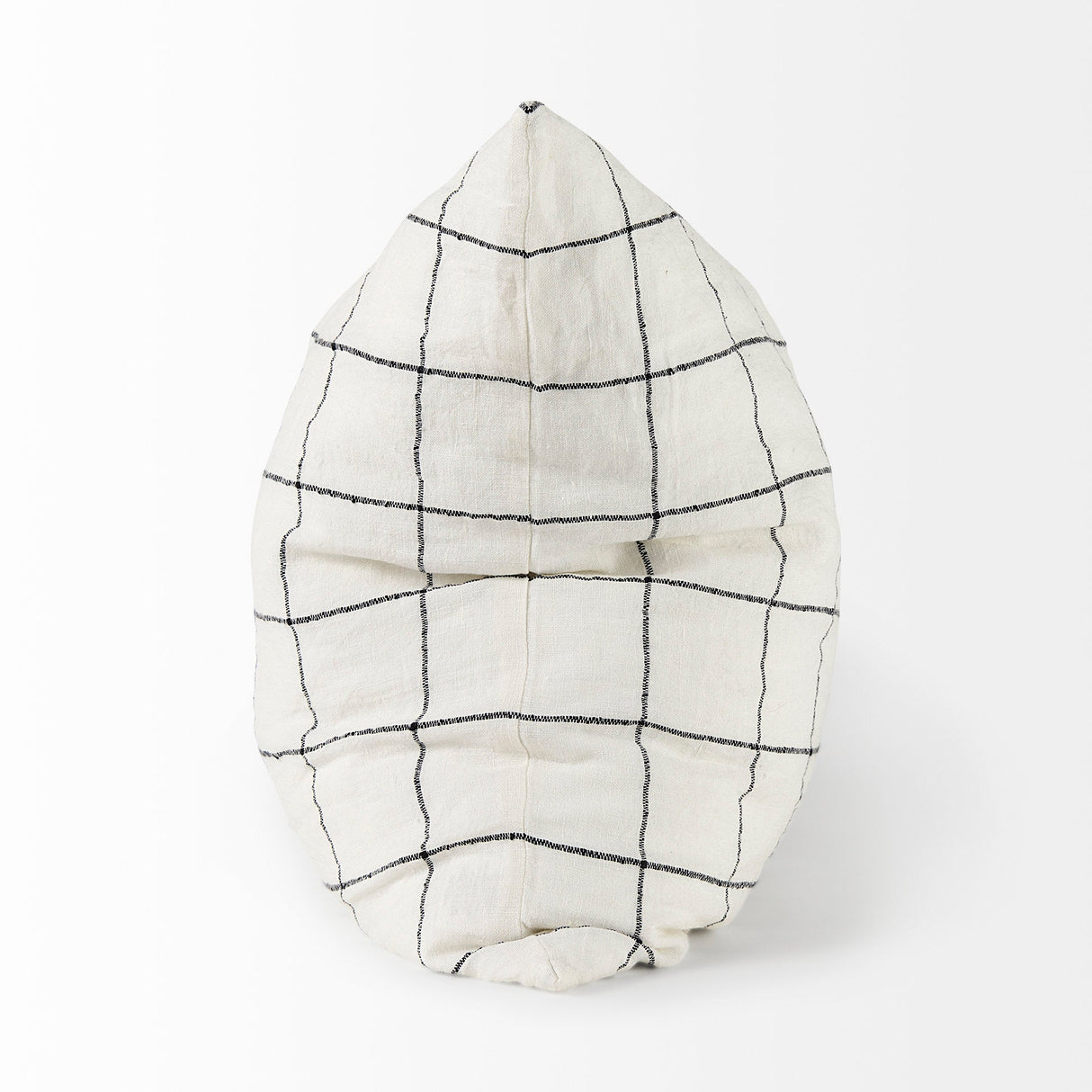 Suzanne White/Black Square Pattern Decorative Pillow Cover by Mercana at Eve Furniture