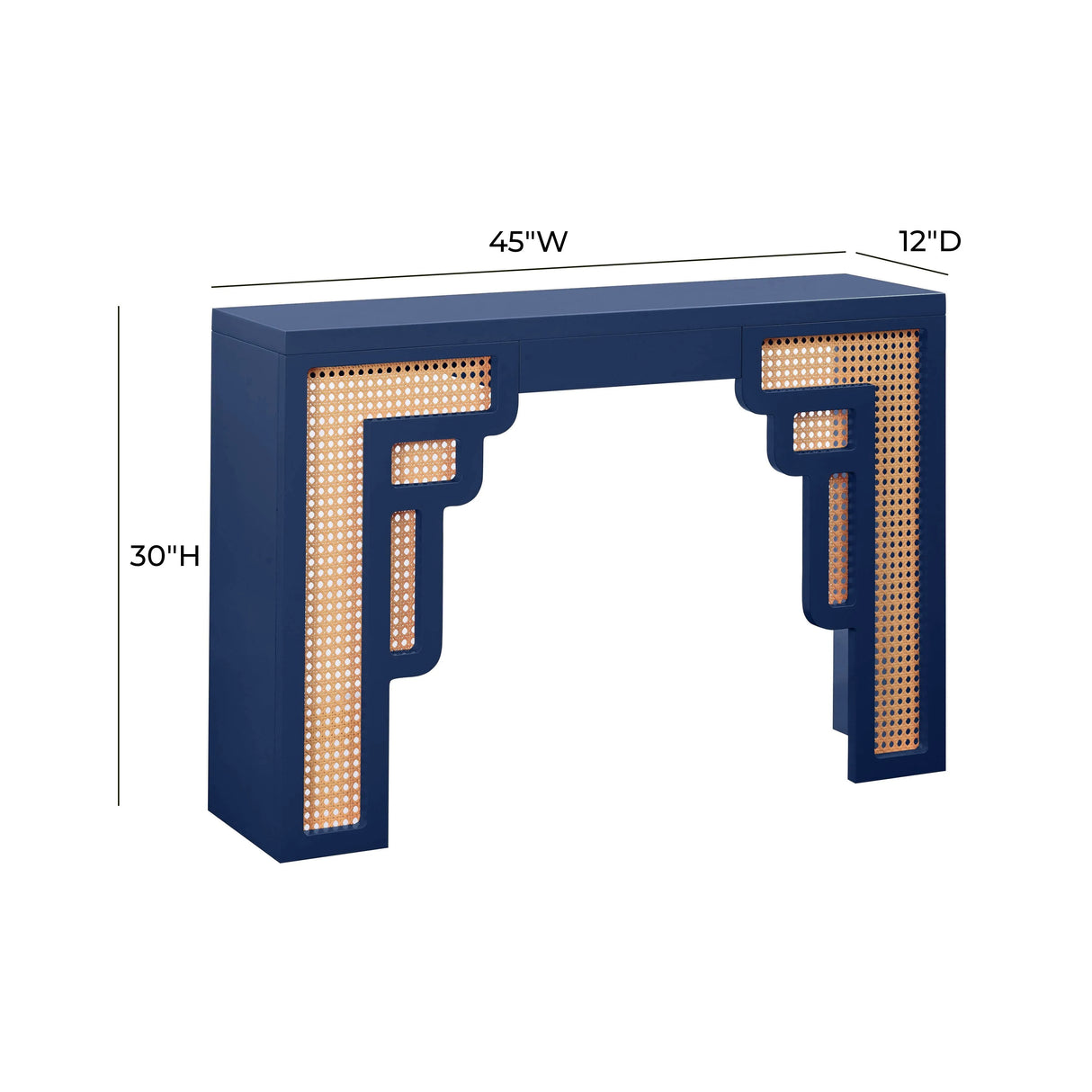 Suzie Rattan Console Table by TOV Furniture at Eve Furniture