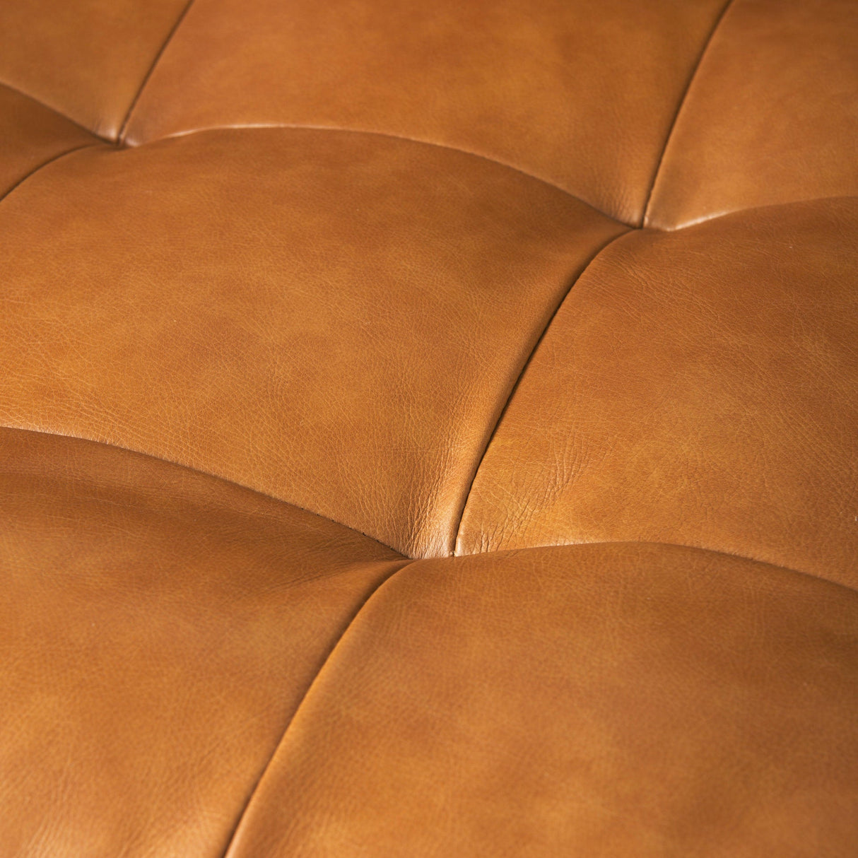 Svend 88.0L x 38.0W x 34.0H Tan Leather Sofa by Mercana at Eve Furniture