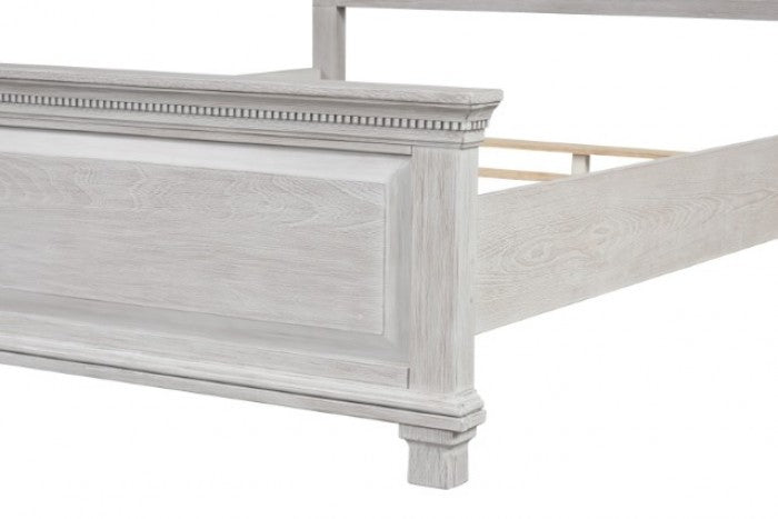 Swanley Weathered Gray 4-Piece Queen Bedroom Set by Furniture of America at Eve Furniture
