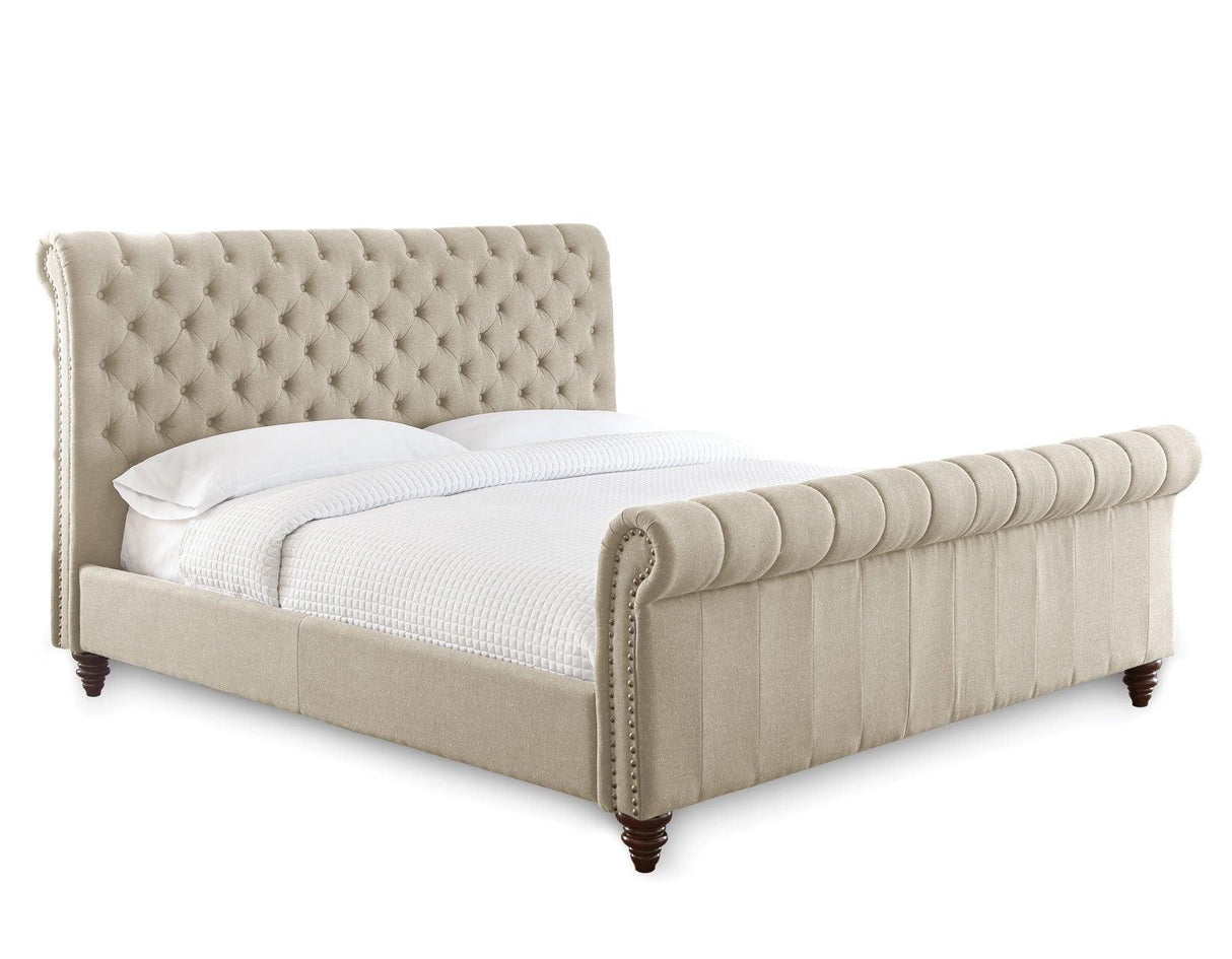 Swanson King Bed, Sand by Steve Silver at Eve Furniture