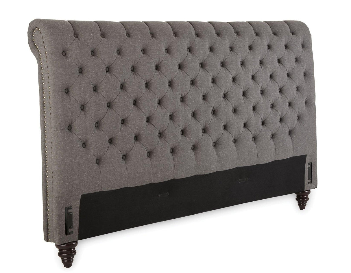 Swanson Queen Bed, Gray by Steve Silver at Eve Furniture
