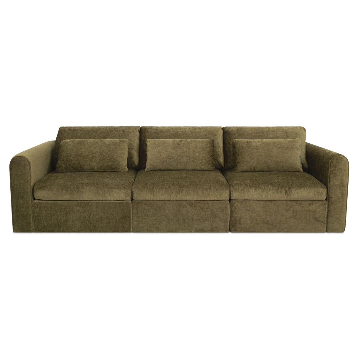 Swift Dark Green Modular Sofa by MOES at Eve Furniture