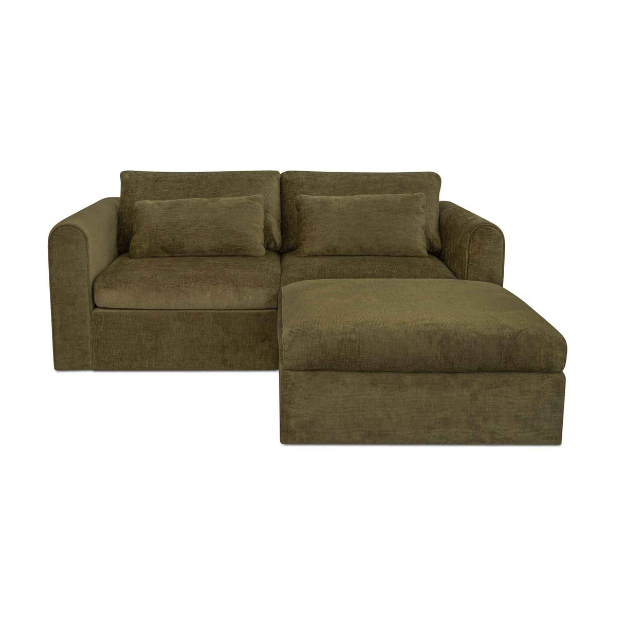 Swift Dark Green Nook Modular Sectional by Moe's Home at Eve Furniture