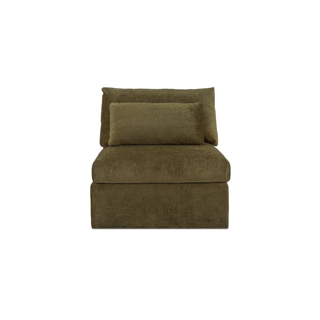 Swift Dark Green Slipper Chair by MOES at Eve Furniture