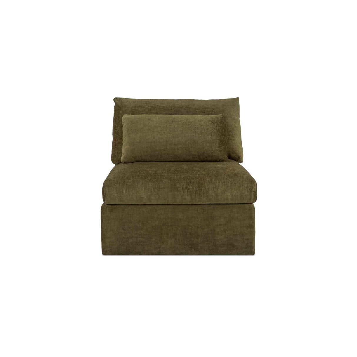 Swift Dark Green Slipper Chair by Moe's Home at Eve Furniture