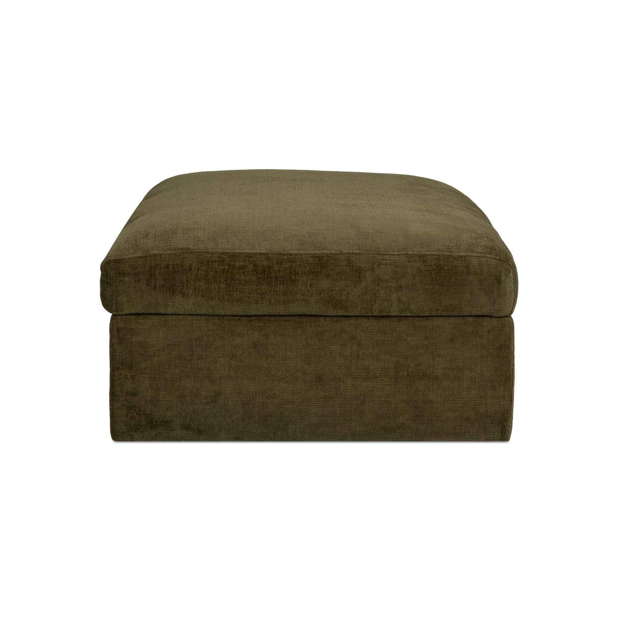 Swift Dark Green Storage Ottoman