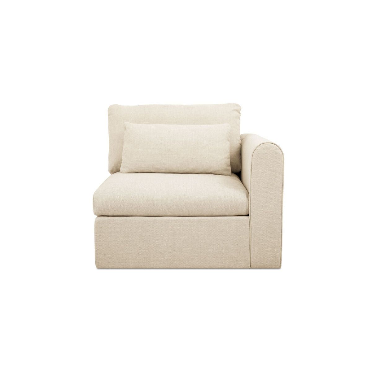 Swift Light Beige Right Arm Facing Chair by MOES at Eve Furniture