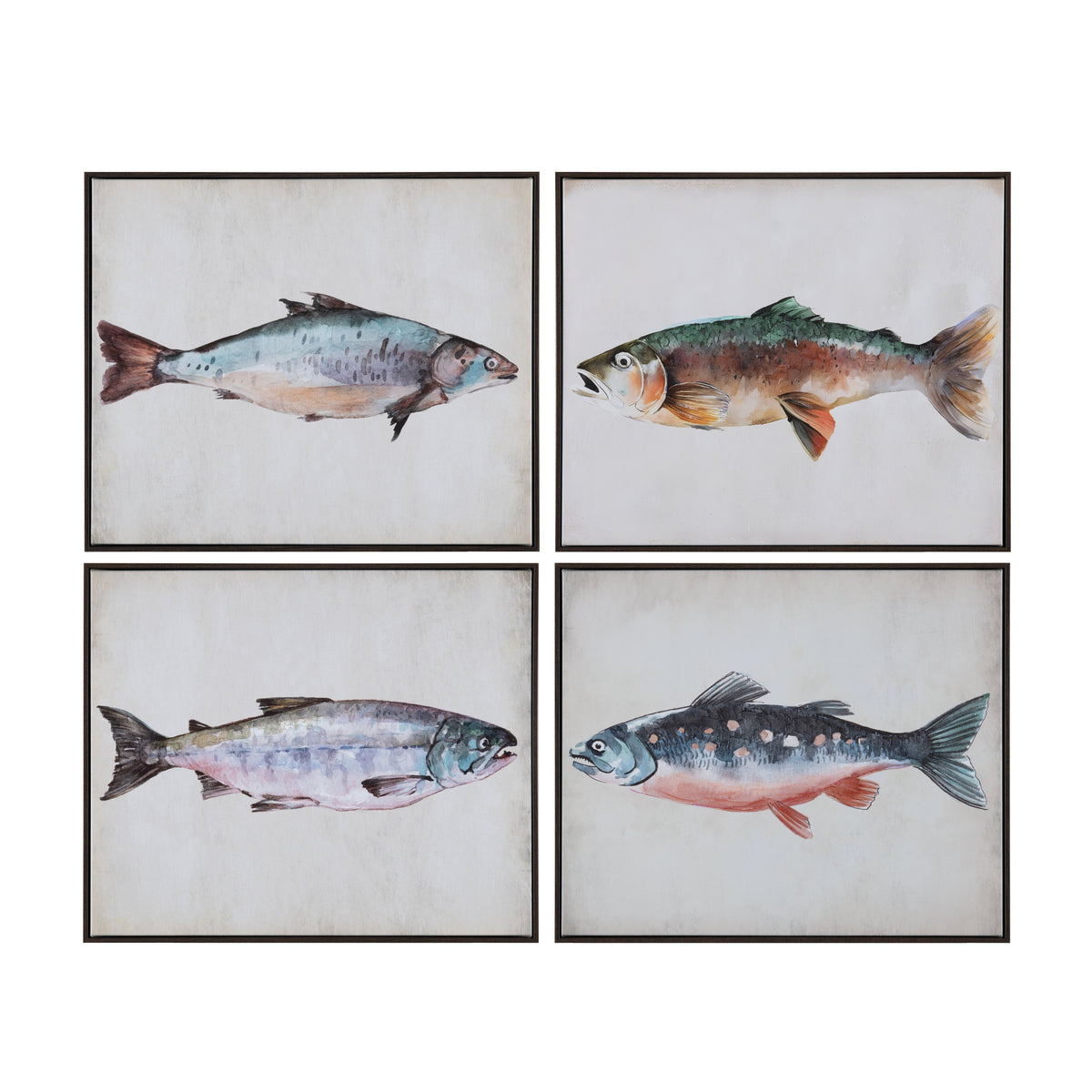 Swimming School Multi/Green Canvas by Crestview at Eve Furniture
