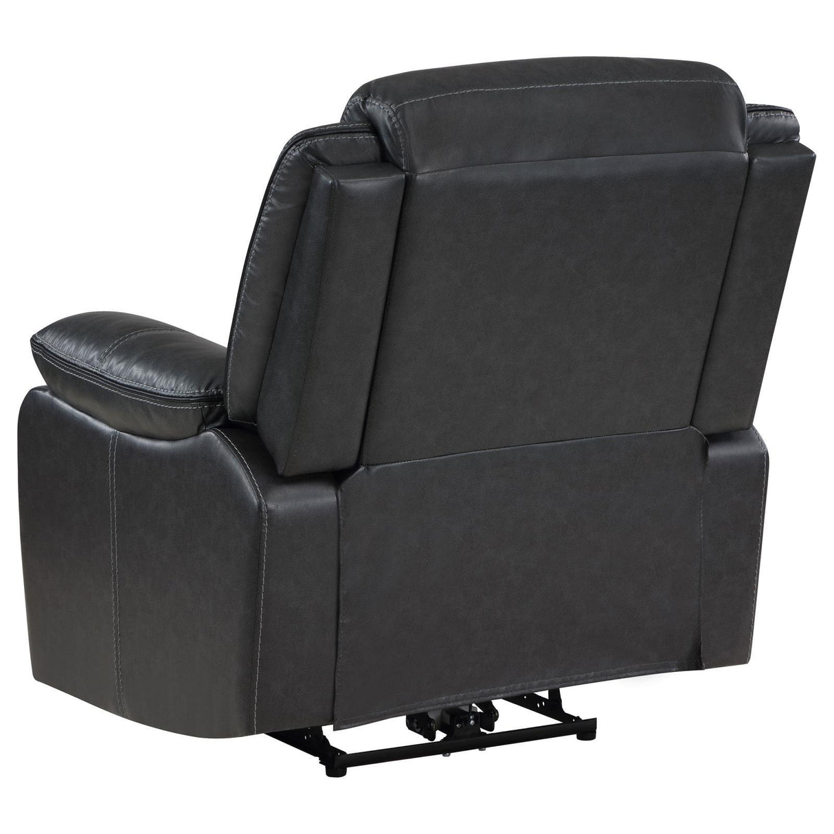 Sycamore Dark Grey Upholstered Power Recliner Chair by Coaster at Eve Furniture