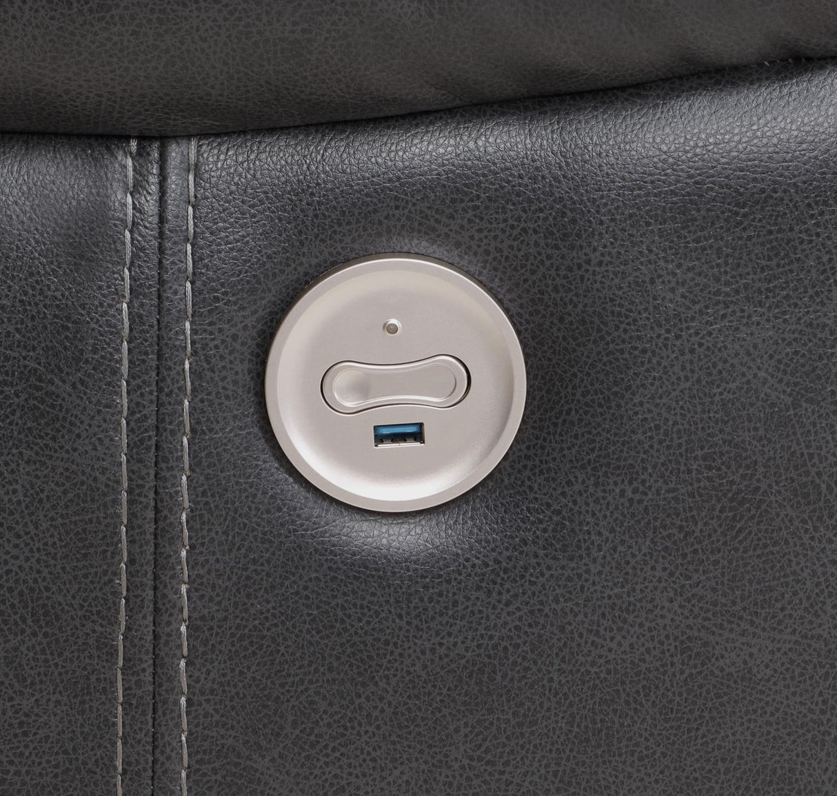 Sycamore Dark Grey Upholstered Power Recliner Chair by Coaster at Eve Furniture