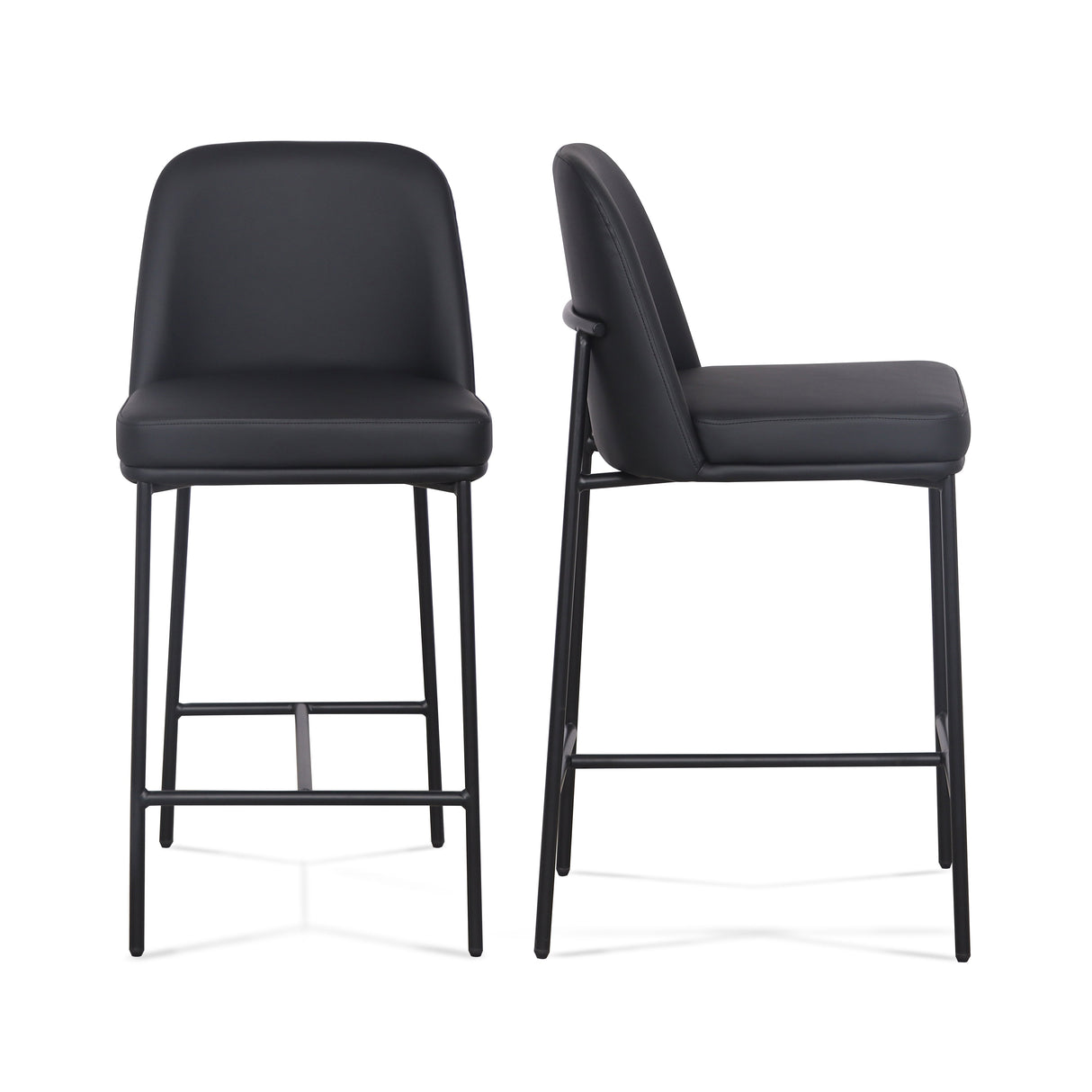 Sydney Performance Vegan Leather Counter Stool - Set of 2 by TOV Furniture at Eve Furniture