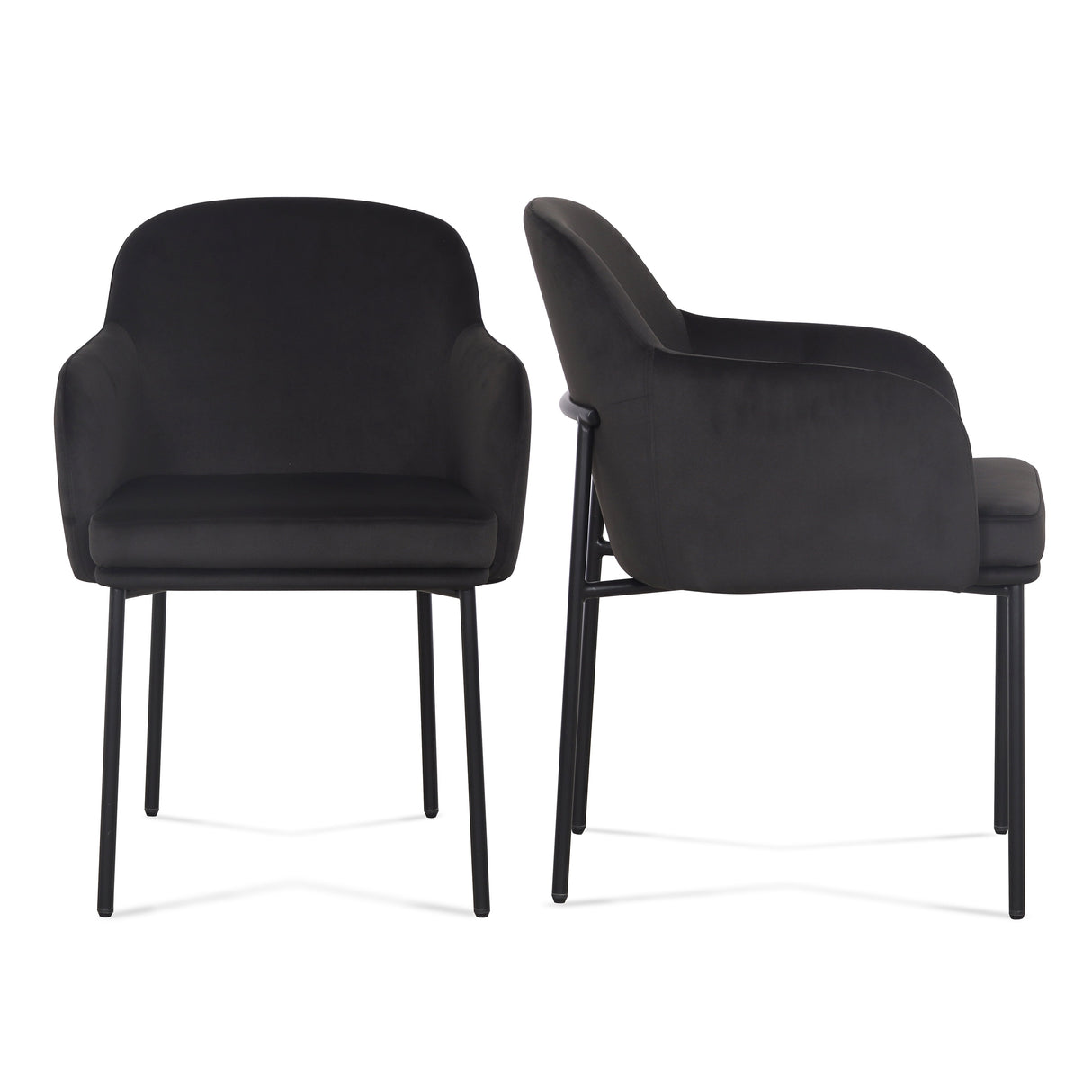 Sydney Performance Velvet Armchair - Set of 2 by TOV Furniture at Eve Furniture