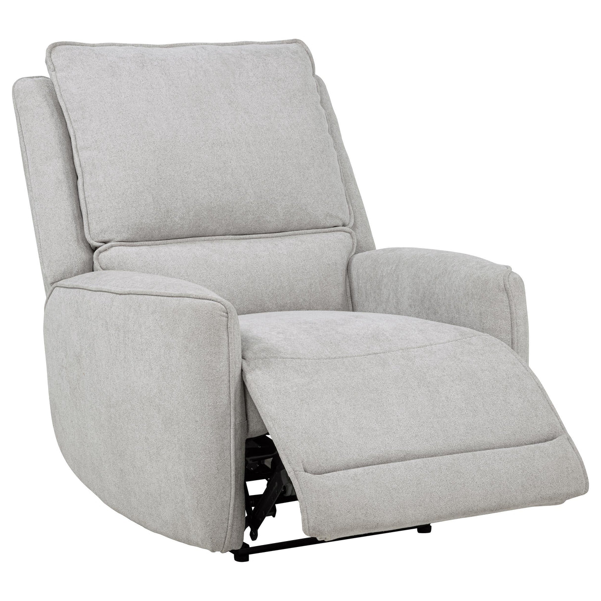 Sylmar Dove Gray 3-Piece Chenille Power Reclining Set by Coaster at Eve Furniture