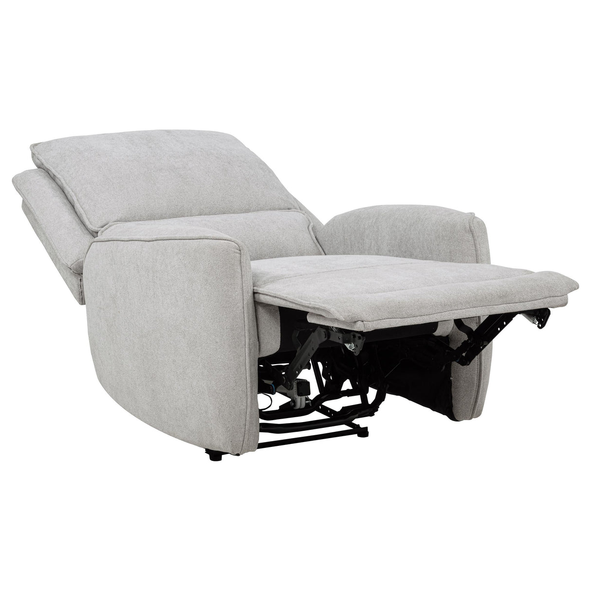 Sylmar Dove Gray Chenille Upholstered Power Recliner by Coaster at Eve Furniture