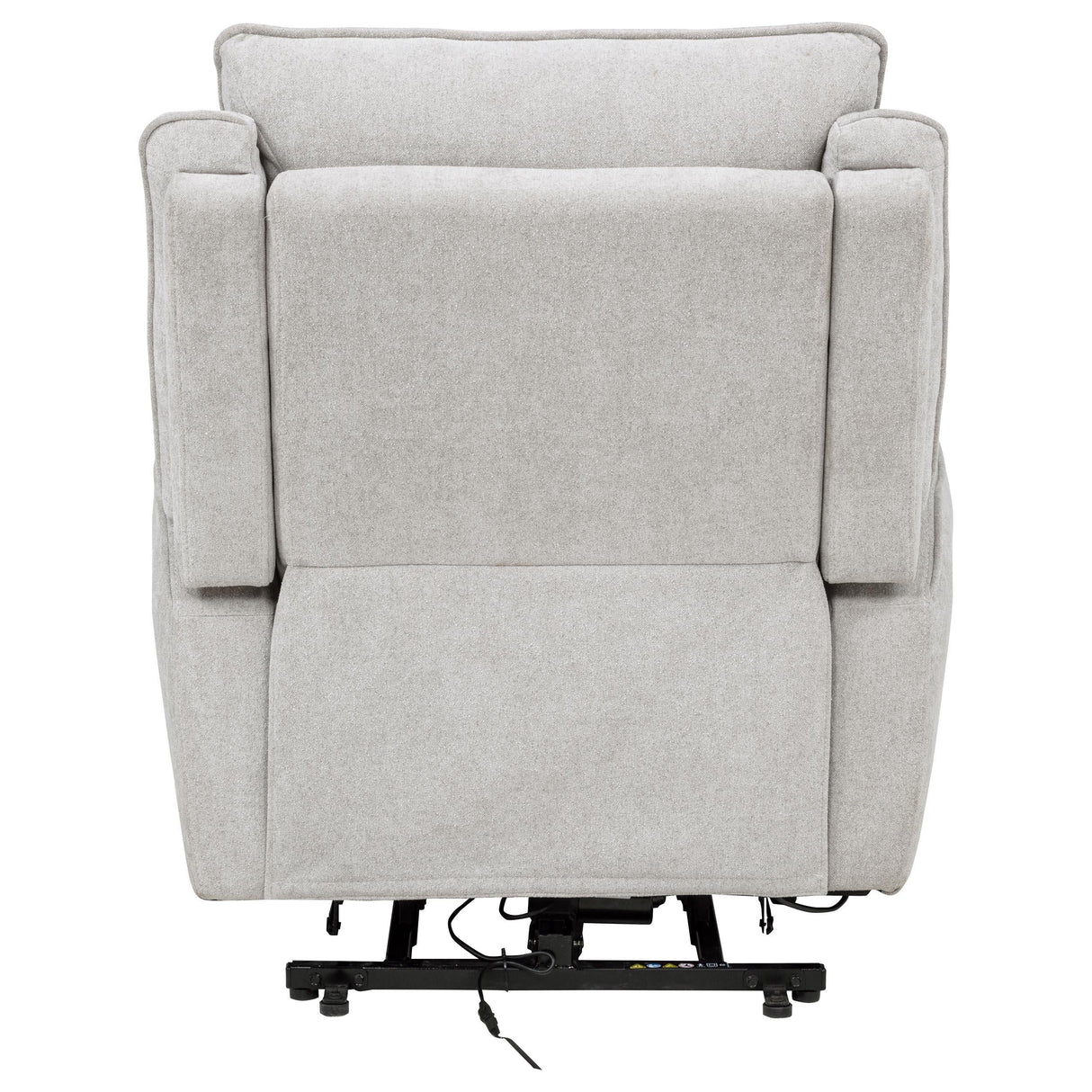 Sylmar Gray Chenille Upholstered Dual Power Lift Recliner by Coaster at Eve Furniture